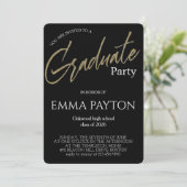 Invitation Modern Graduation Celebration  (Debout devant)