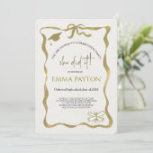 Invitation Modern Graduation Celebration (Debout devant)