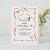 Invitation Modern Graduation Celebration (Debout devant)