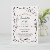 Invitation Modern Graduation Celebration (Debout devant)