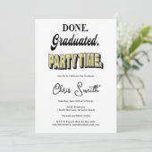 Invitation Modern Graduation Party (Debout devant)