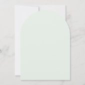 Invitation Modern Green Stripes Elegant Wedding (Dos)