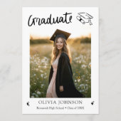 Invitation Modern Hand Drawn Class of 2027 Graduation Party (Dos)