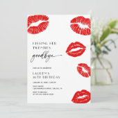 Invitation Modern Kissing My Twenties Goodbye 30th Birthday (Debout devant)