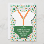Invitation Modern "Little Leprechaun" Boys Baby Shower (Dos)