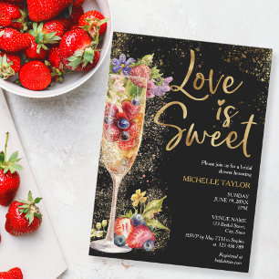 Invitation Modern Love is Sweet Summer Champagne Cocktail