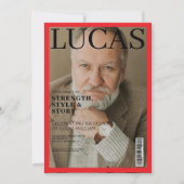 Invitation Modern Magazine couvre la fête du 60e anniversaire (Devant)