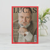 Invitation Modern Magazine couvre la fête du 60e anniversaire (Debout devant)