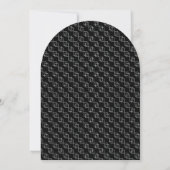 Invitation Modern Minimal | Menu Boissons Arch (Dos)
