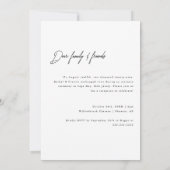Invitation Modern Minimal Photo Elopement & Wedding Reception (Dos)