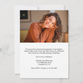 Invitation Modern Minimal Photo Graduation Announcement (Dos)