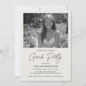 Invitation Modern Minimal Photo Strip | Graduation Party (Dos)