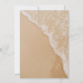 Invitation Modern Minimal Sea You Soon Sand Beach Baby Shower (Dos)