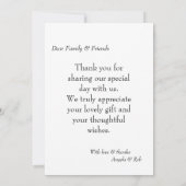 Invitation Modern Minimal Wedding Thank You | Editable Templa (Dos)