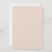 Invitation Modern Minimalist Baby Shower | Powder Blush (Dos)