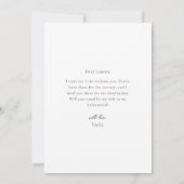 Invitation Modern Minimalist Bridesmaid Proposal Photo Card (Dos)
