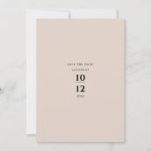 Invitation Modern Minimalist Elegant Champagne Wedding (Devant)