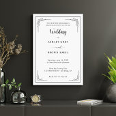 Invitation Modern Minimalist Full Clean Front Photo Wedding 