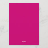 Invitation Modern Minimalist Pink 30th Birthday Party (Dos)