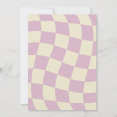 Invitation Modern Minimalist Retro Coral  Oh Baby Shower (Dos)