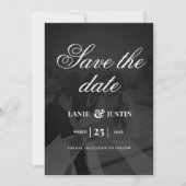 Invitation Modern Minimalist Save the Date Wedding Photo (Devant)