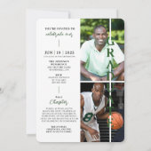 Invitation Modern Multi Photo Graduation Class of 2026 (Dos)