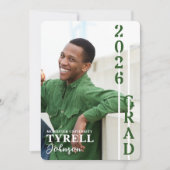 Invitation Modern Multi Photo Graduation Class of 2026 (Devant)