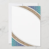 Invitation Modern Navy Blue Islamic Geometric Iftar Dinner (Dos)