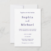 Invitation Modern Photo Collage Wedding Invite (Dos)