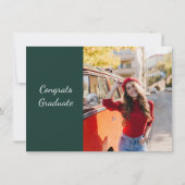 Invitation Modern Photo Graduation 2026 Party (Dos)