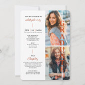 Invitation Modern Photo Graduation Announcement Class of 2026 (Dos)