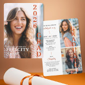 Invitation Modern Photo Graduation Announcement Class of 2026