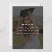 Invitation Modern Photo Graduation Party (Dos)