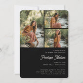 Invitation Modern Photopop DONE Graduation Party (Dos)