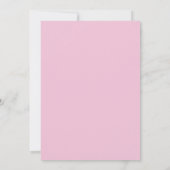 Invitation Modern Pink Heart Elopement Wedding (Dos)