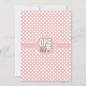 Invitation Modern Pink One Silly Goose 1er anniversaire (Dos)