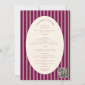 Invitation Modern QR code Bachelorette Weekend Itinerary (Dos)