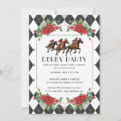 Invitation Modern Race Horse Derby Party Equestrian Invitatio (Devant)