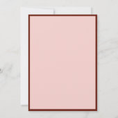 Invitation Modern Red Photo Frame Graduation Party (Dos)