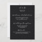 Invitation Modern Romantic Script Save the Date (Dos)