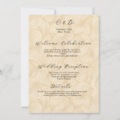 Invitation Modern Romantic Script Save the Date (Dos)