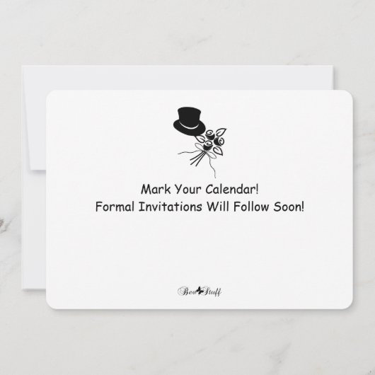 Invitation Modern Script & Asymmetrical Photo Save the Date (Dos)