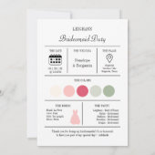 Invitation Modern Script Bridesmaid Proposal Photo Card (Dos)