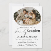 Invitation Modern Script Family Gathering Party (Devant)