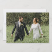 Invitation Modern Script Photo Wedding Save The Date (Dos)