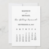 Invitation Modern Script Photo Wedding Save The Date (Dos)