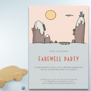 Invitation Modern Send off Farewell Party