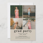 Invitation Modern Serif Graduation Announcment (Dos)