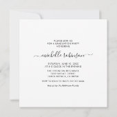 Invitation Modern Simple 8 Photo Graduation Party (Dos)