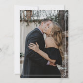 Invitation Modern simple typography 2 photo wedding (Dos)